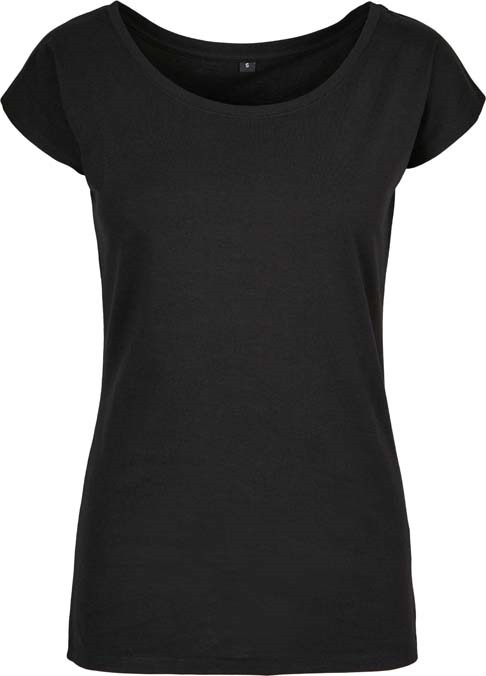 Women&#39;s wide neck tee