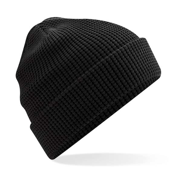 Organic cotton waffle beanie