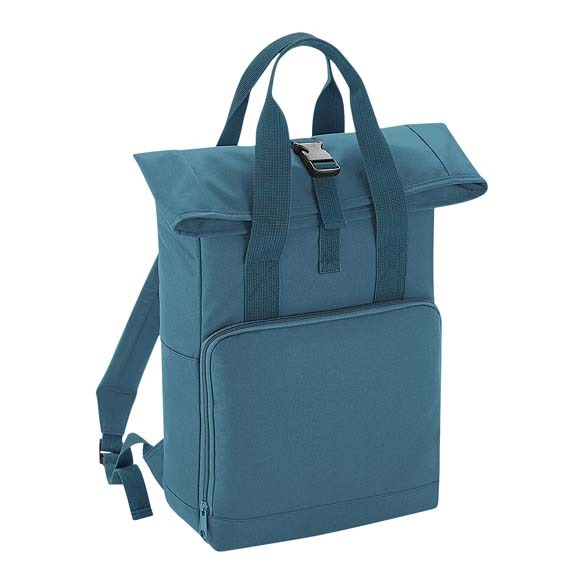 Twin handle roll-top backpack