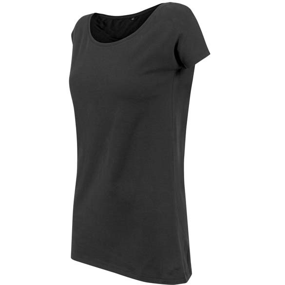 Women&#39;s wide neck tee