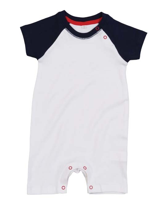 Baby baseball playsuit