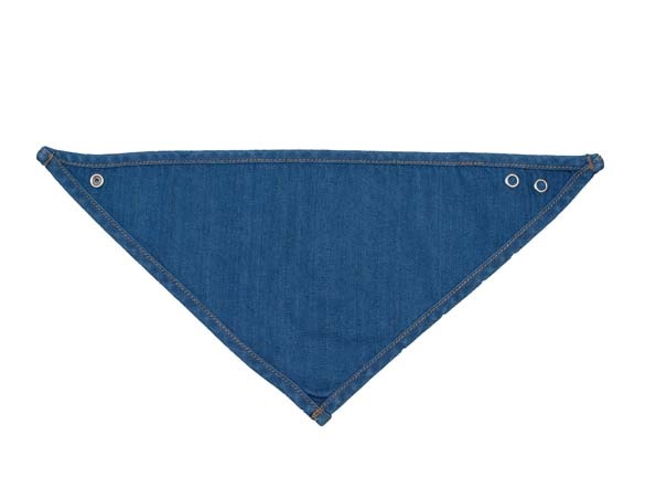 Baby Rocks denim bandana bib