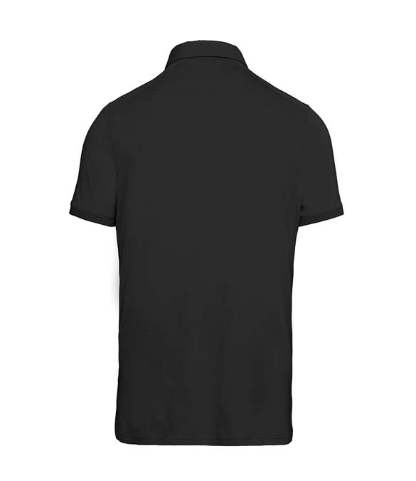 Jersey knit polo shirt