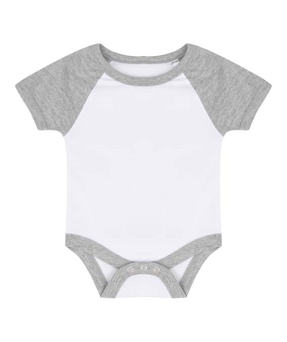 Essential short-sleeved baseball bodysuit