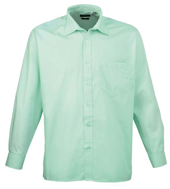 Long sleeve poplin shirt