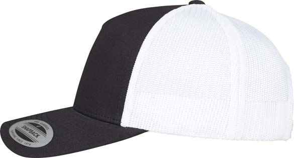 5-panel retro trucker 2-tone cap (6506T)